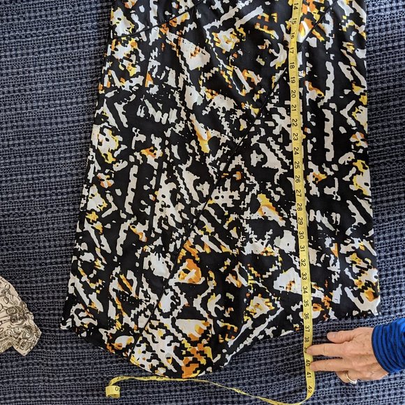 Walter Baker W118 Black Print Asymmetrical Dress M - Picture 12 of 15